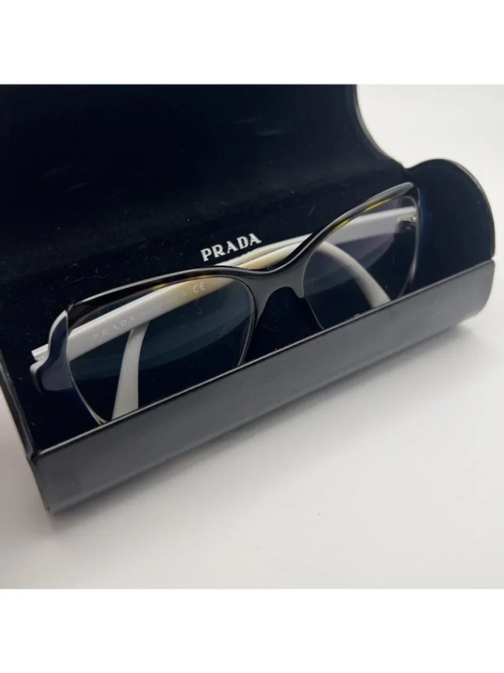 Prada VPR03V W3C-1O1 Eyeglass Frames Tortoise Brown Blue Gray 54-17-140 Italy